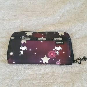 LeSportsac Peanuts Zippered Wallet